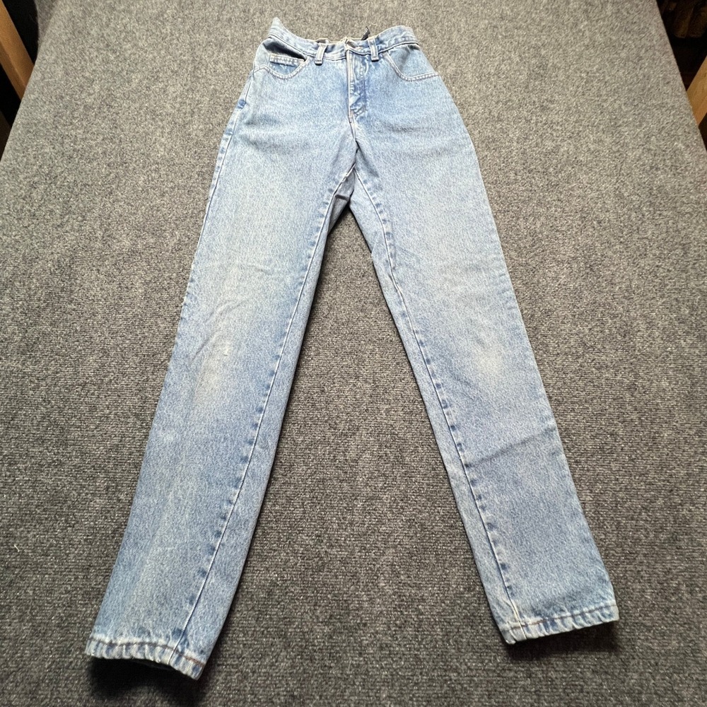 Vintage Gap Easy Fit Jeans Womens 5/6 Light Wash High Rise Straight Leg USA Made